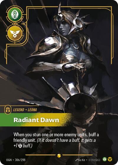 Leona Radiant Dawn (Overnumbered) (Origins) Near Mint Foil