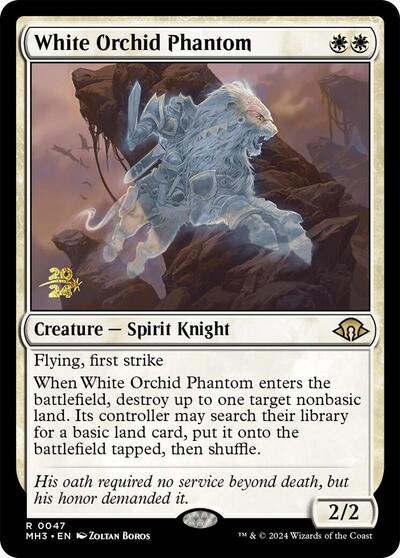 White Orchid Phantom (Promos: Prerelease Cards) Light Play Foil