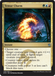 Temur Charm (Khans of Tarkir) Light Play