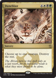 Duneblast (Khans of Tarkir) Light Play Foil