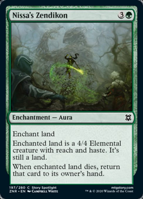 Nissa's Zendikon (Zendikar Rising) Light Play