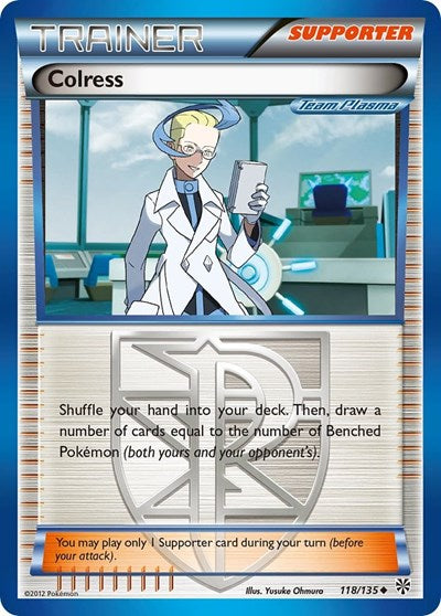 Colress (Team Plasma) (Plasma Storm) Heavy Play