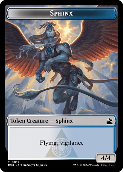 Sphinx Token (Ravnica Remastered) Light Play