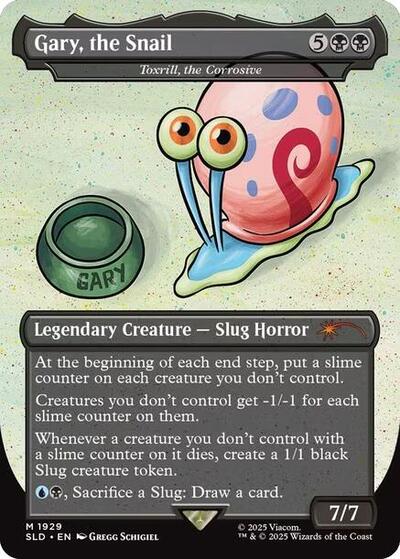 Gary, the Snail - Toxrill, the Corrosive (Secret Lair) Near Mint