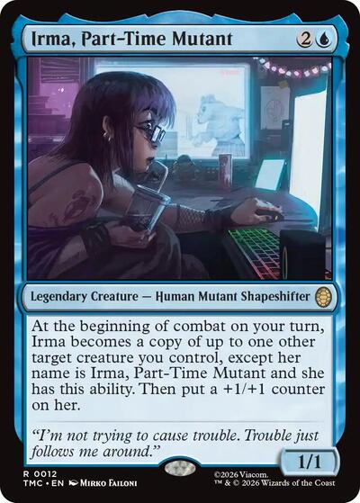 Irma, Part-Time Mutant (Commander: Teenage Mutant Ninja Turtles) Light Play
