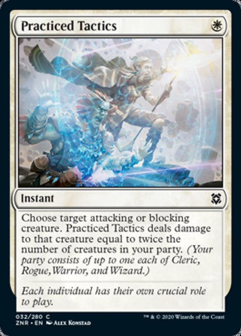 Practiced Tactics (Zendikar Rising) Light Play
