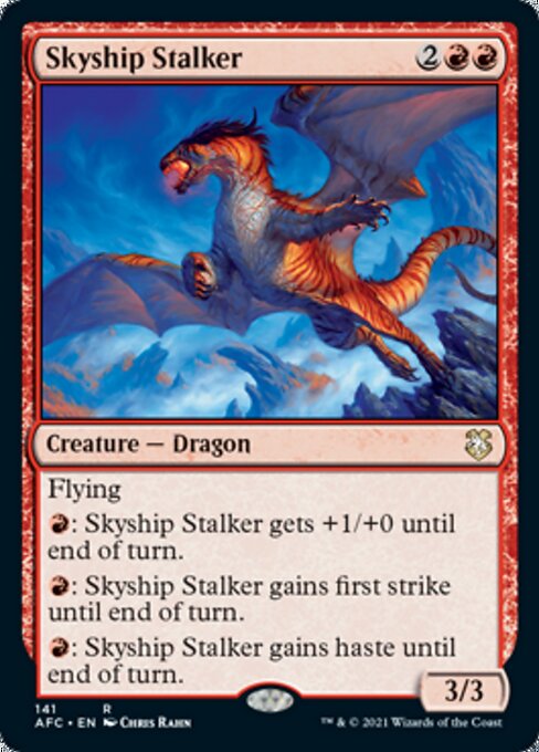 Skyship Stalker (Commander 2021 Forgotten Realms) Damaged / Poor