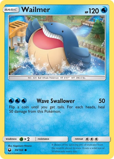 Wailmer (SM - Celestial Storm) Light Play