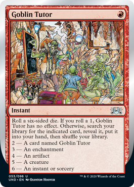 Goblin Tutor (Unsanctioned) Light Play