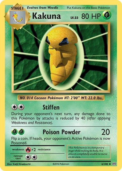 Kakuna (XY - Evolutions) Light Play