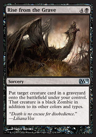 Rise from the Grave (Magic 2011 Core Set) Medium Play