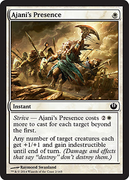 Ajani's Presence (Journey into Nyx) Medium Play
