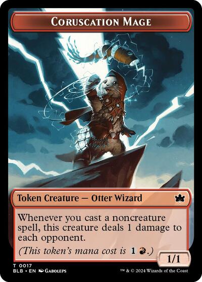 Coruscation Mage Token (Bloomburrow) Light Play