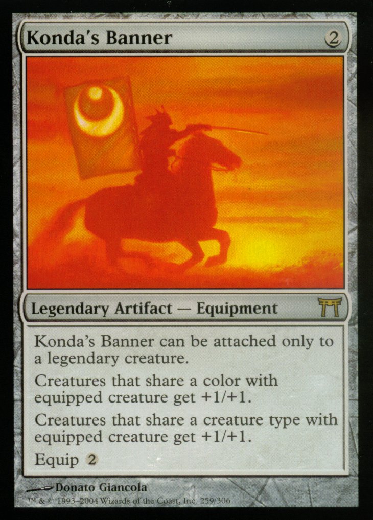 Konda's Banner (Champions of Kamigawa) Light Play