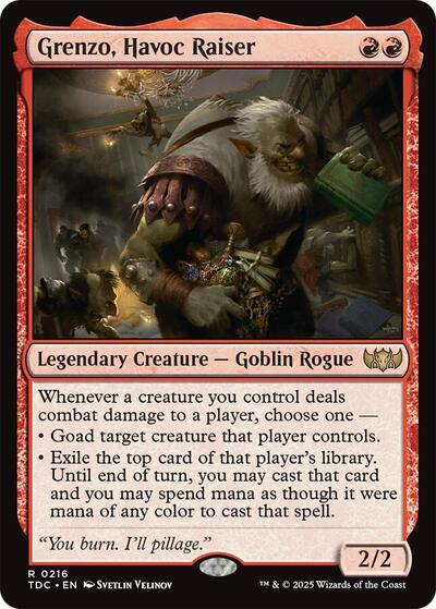 Grenzo, Havoc Raiser (Commander: Tarkir: Dragonstorm) Light Play
