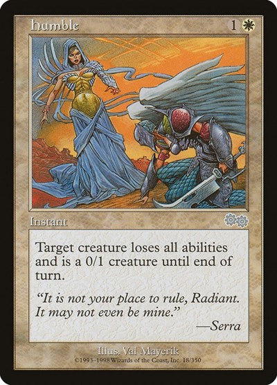 Humble (Urza's Saga) Light Play