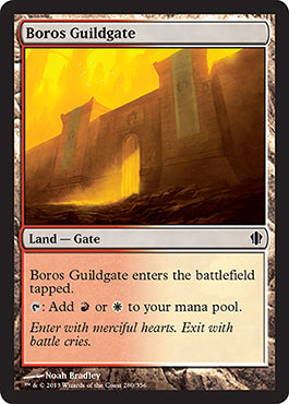 Boros Guildgate (Commander 2013 Edition) Light Play