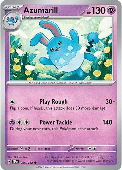 Azumarill (SV05: Temporal Forces) Light Play