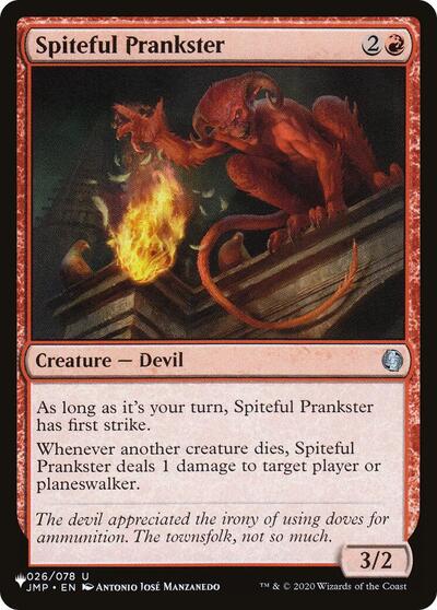 Spiteful Prankster (The List) Light Play