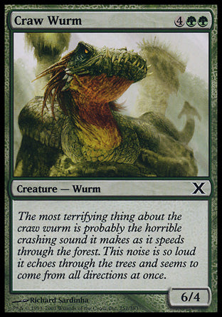 Craw Wurm (10th Edition) Light Play
