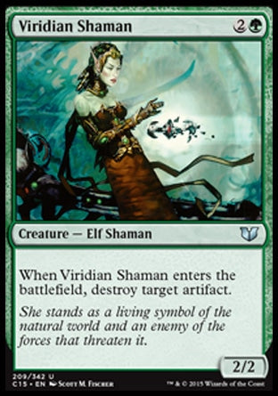 Viridian Shaman (Commander 2015) Light Play