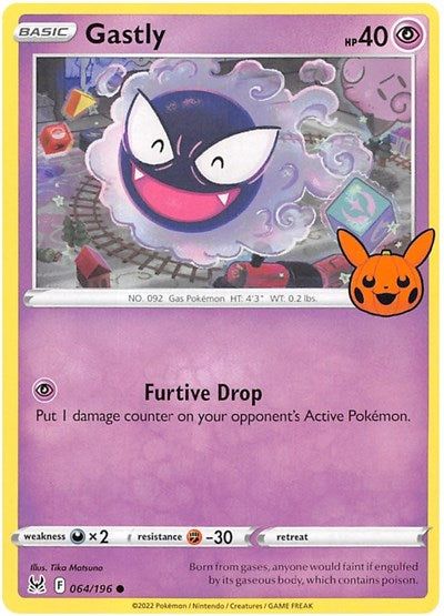 Gastly (Trick or Trade BOOster Bundle 2023) Light Play