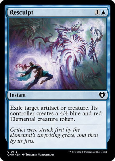 Resculpt (Commander Masters) Light Play