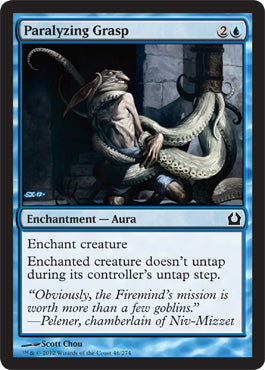 Paralyzing Grasp (Return to Ravnica) Light Play