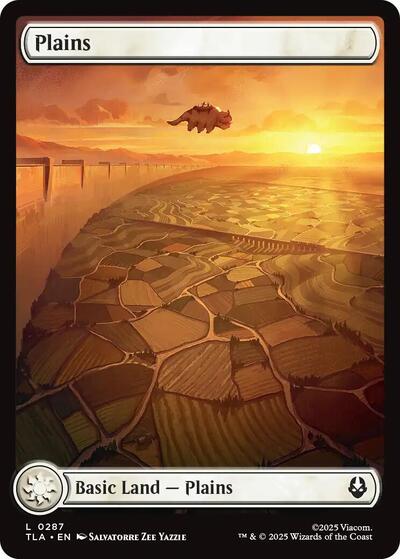 Plains (0287) (Avatar: The Last Airbender) Light Play Foil