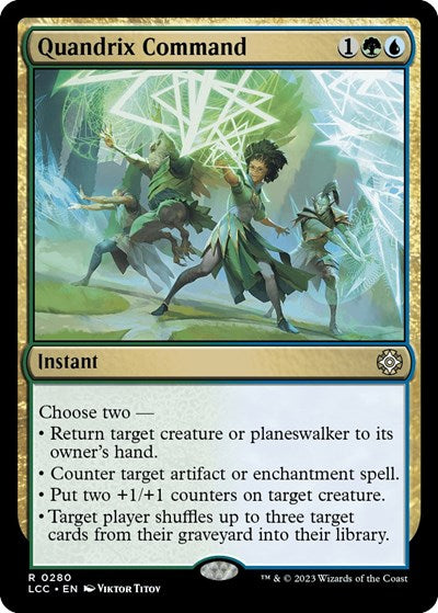 Quandrix Command (Commander: The Lost Caverns of Ixalan) Light Play