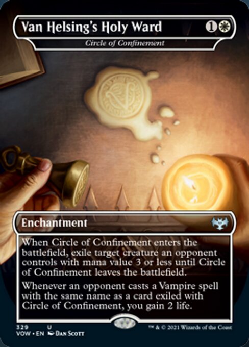 Van Helsing's Holy Ward (Innistrad: Crimson Vow) Light Play