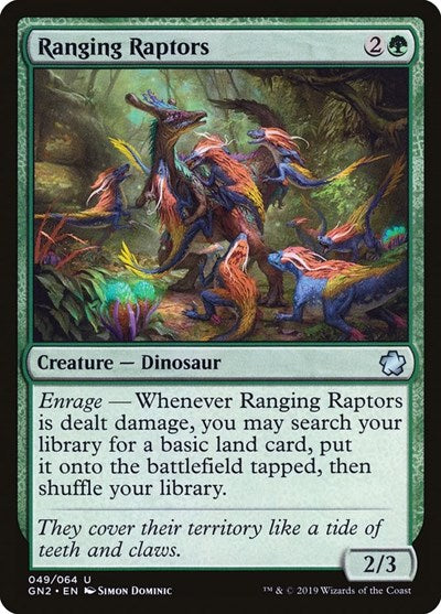 Ranging Raptors (Magic Game Night 2019) Light Play