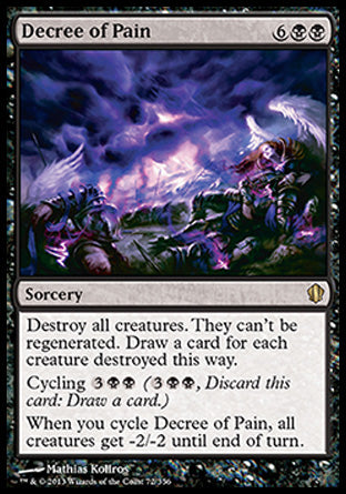 Decree of Pain (Commander 2013 Edition) Light Play