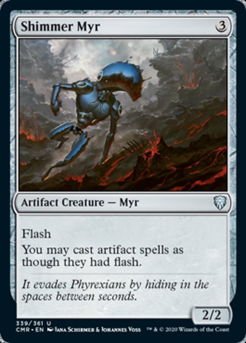 Shimmer Myr (Commander Legends) Light Play