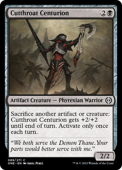 Cutthroat Centurion (Phyrexia: All Will Be One) Light Play