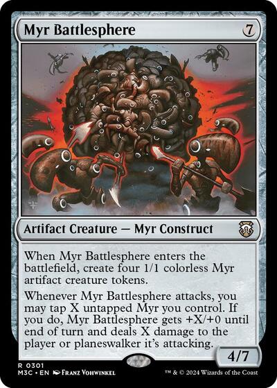 Myr Battlesphere (Commander: Modern Horizons 3) Light Play