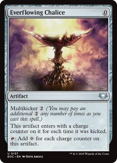 Everflowing Chalice (Commander: Edge of Eternities) Light Play