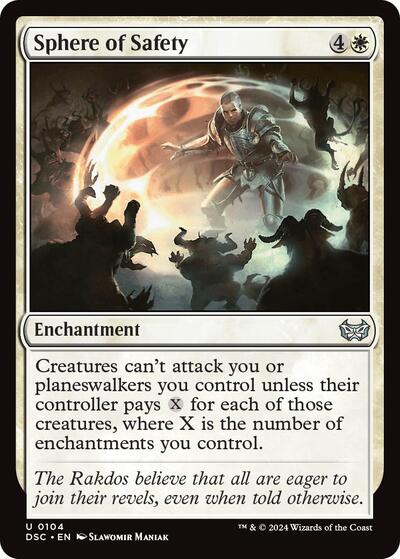Sphere of Safety (Commander: Duskmourn: House of Horror) Light Play