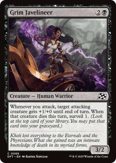 Grim Javelineer (Aetherdrift) Light Play