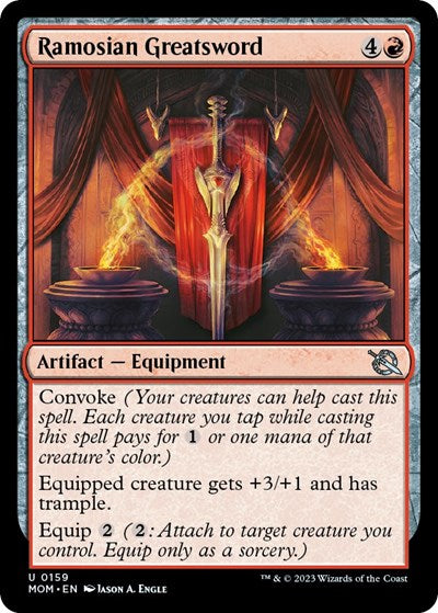 Ramosian Greatsword (March of the Machine) Light Play Foil