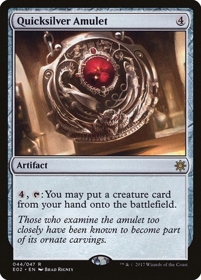 Quicksilver Amulet (Explorers of Ixalan) Light Play