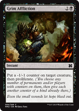 Grim Affliction (Modern Masters 2015) Light Play