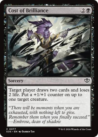 Cost of Brilliance (Secrets of Strixhaven) Light Play