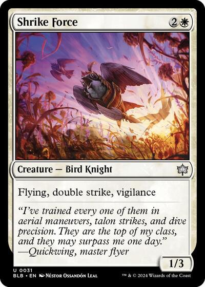 Shrike Force (Bloomburrow) Light Play