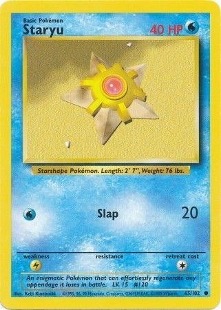 Staryu (Base Set) Light Play