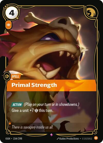 Primal Strength (Origins) Light Play Foil