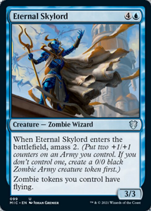 Eternal Skylord (Commander 2021 Midnight Hunt) Light Play