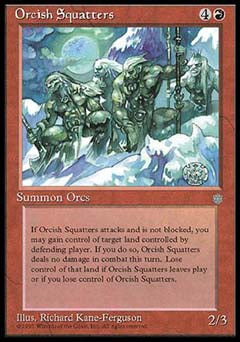 Orcish Squatters (Ice Age) Light Play