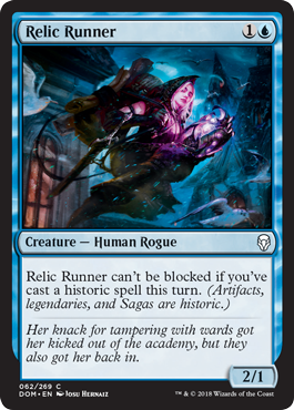 Relic Runner (Dominaria) Light Play Foil