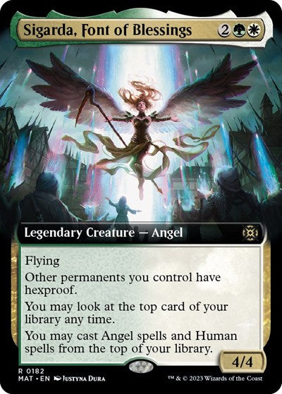Sigarda, Font of Blessings (Extended Art) (March of the Machine: The Aftermath) Light Play